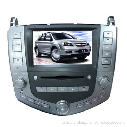 8-inch in-dash car DVD player with GPS navigation, supports USB/SD/Aux/iPod